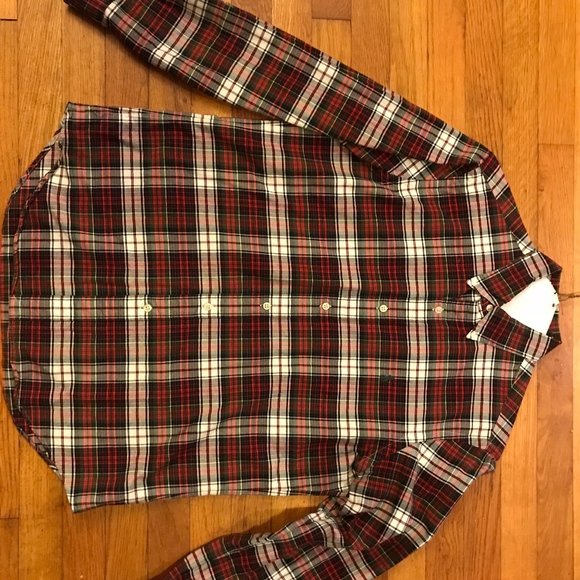 Red Plaid Ralph Lauren Polo Button Up - Medium - Picture 1 of 6